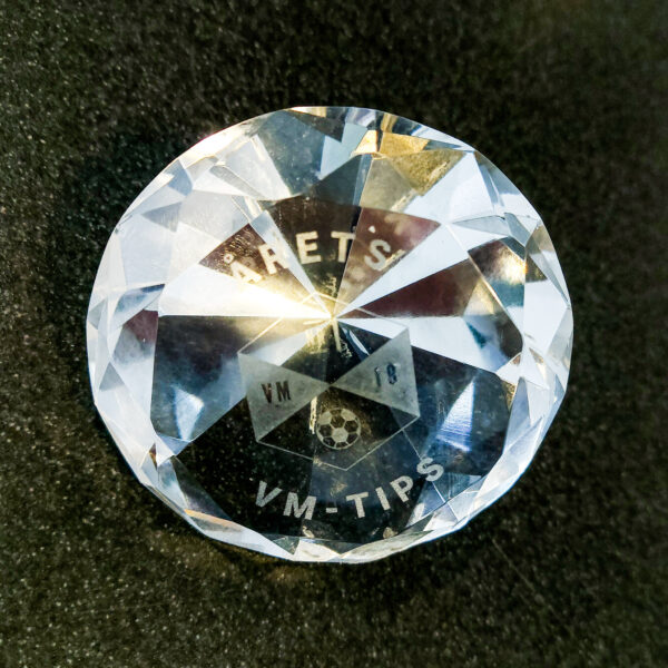 Graverad glasdiamant